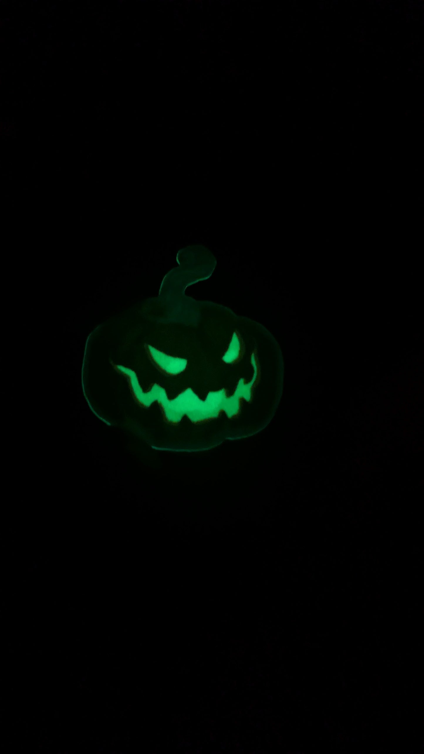 Glow-In-The-Dark Pumpkin Stickers