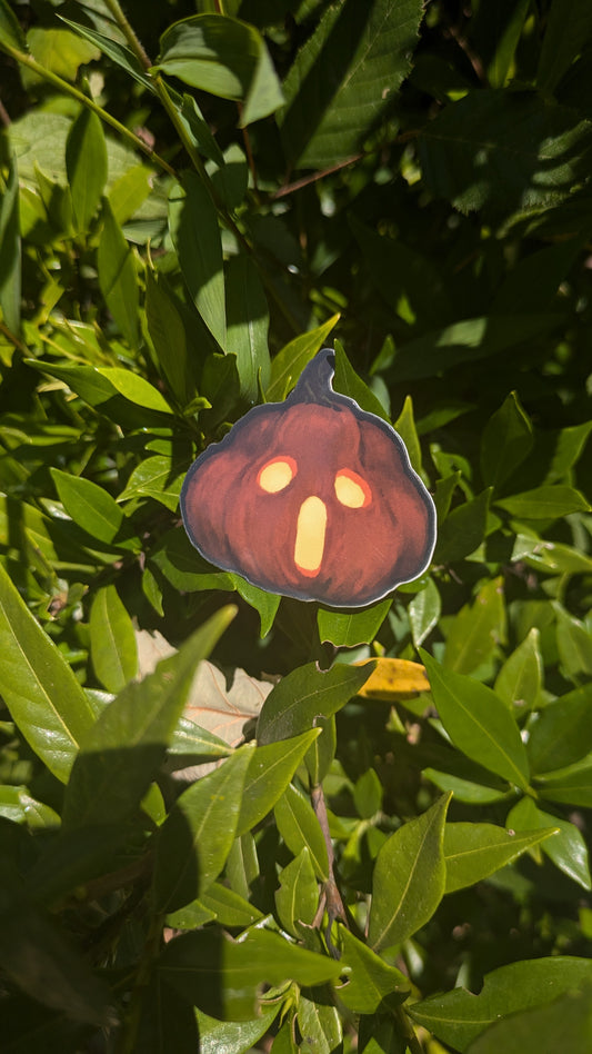 Glow-In-The-Dark Pumpkin Stickers